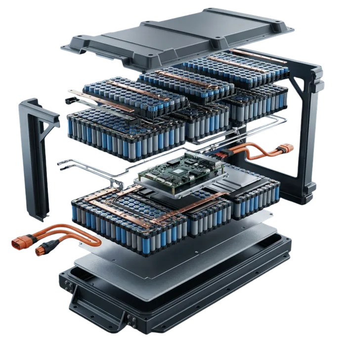 Batería de Litio Industrial 3D